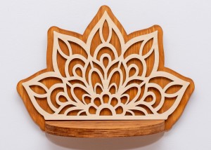ETAGERE AJOURÉE MANDALA, SOUFFLEUR DE FLEURS, BELLE DÉCORATION