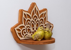 ETAGERE AJOURÉE MANDALA, SOUFFLEUR DE FLEURS, BELLE DÉCORATION