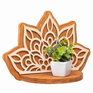 ETAGERE AJOURÉE MANDALA, SOUFFLEUR DE FLEURS, BELLE DÉCORATION