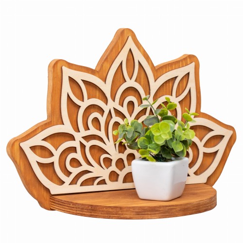 ETAGERE AJOURÉE MANDALA, SOUFFLEUR DE FLEURS, BELLE DÉCORATION