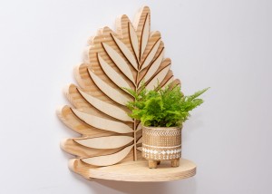 ETAGERE AJOURÉE, FEUILLE, SOUFFLEUR DE FLEURS, BELLE DÉCORATION