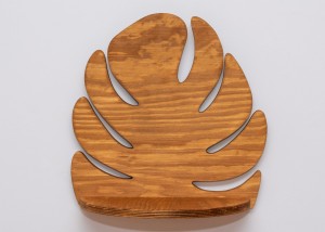 ETAGERE AJOURÉE MONSTERA, SOUFFLEUR DE FLEURS, BELLE DÉCORATION MURALE