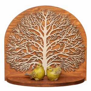ETAGERE AJOURÉE, ARBRE DE VIE, SOUFFLEUR DE FLEURS, BELLE DÉCORATION