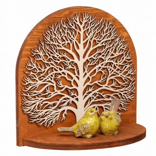 ETAGERE AJOURÉE, ARBRE DE VIE, SOUFFLEUR DE FLEURS, BELLE DÉCORATION