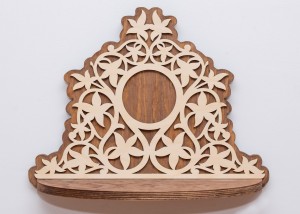ETAGERE AJOURÉE, PORTE-FLEURS, VINTAGE, SHABBY CHIC, BELLE DÉCORATION MURALE