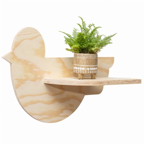 ETAGERE AJOURÉE, BANC DE FLEURS, OISEAU, BELLE DÉCORATION MURALE