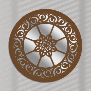 MIROIR DÉCORATIF AJOURÉ LILIANNE, 56 cm