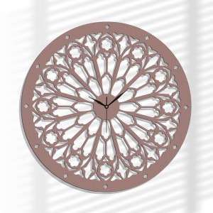 Dekoracyjny zegar ażurowy, NOTRE DAME, GOTHIC STYLE, VINTAGE,60 cm 