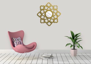 MIROIR DÉCORATIF AJOURÉ, ART DÉCO, MABELLE, 54 cm