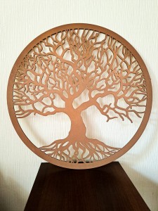 DRZEWO ŻYCIA, PIĘKNA , DREWNIANA DEKORACJA ŚCIENNA, STYL SKANDYNAWSKI, LOFT