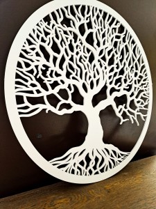 DRZEWO ŻYCIA, PIĘKNA , DREWNIANA DEKORACJA ŚCIENNA, STYL SKANDYNAWSKI, LOFT