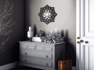 ARBRE DE VIE, DÉCORATION MURALE AJOURÉE, 9 PIÈCES, MOSAÏQUE, PANNEAUX AJOURÉS, LATURE (1) (1) (1) (1)