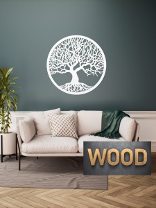 DRZEWO ŻYCIA, PIĘKNA , DREWNIANA DEKORACJA ŚCIENNA, STYL SKANDYNAWSKI, LOFT