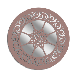 MIROIR DÉCORATIF AJOURÉ LILIANNE, 56 cm