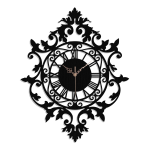 Dekoracyjny zegar ażurowy BENEDICT, VINTAGE STYLE 50 x 62 cm
