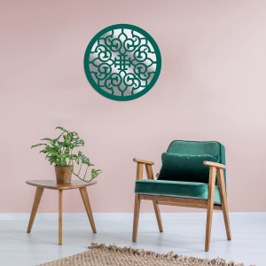 Miroir décoratif ajouré STYLE HINDU, 56 cm