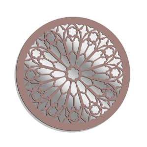 MIROIR GOTHIQUE DÉCORATIF NOTRE DAME, 56 cm