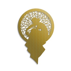 DEKORACYJNY PANEL AŻUROWY,  SECESJA, FANTINE , DEKORACJA ŚCIENNA 3D,ORNAMENT, CZARNY