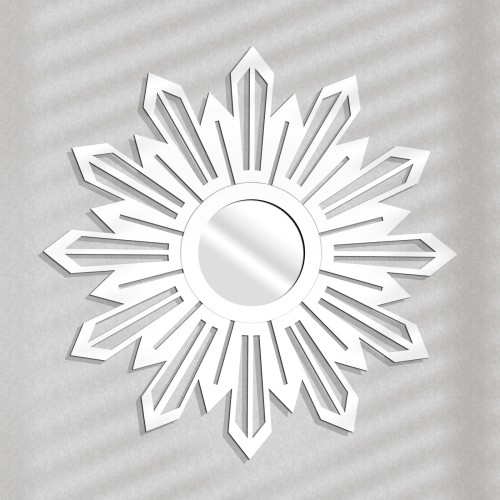 MIROIR DÉCORATIF AJOURÉ SUNBURST, 60 CM