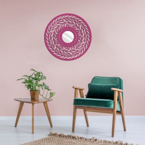 Miroir décoratif ajouré LAURELLE, 60 cm