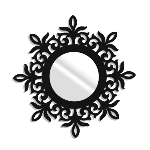 MIROIR DÉCORATIF AJOURÉ LAURENTINE,50 cm